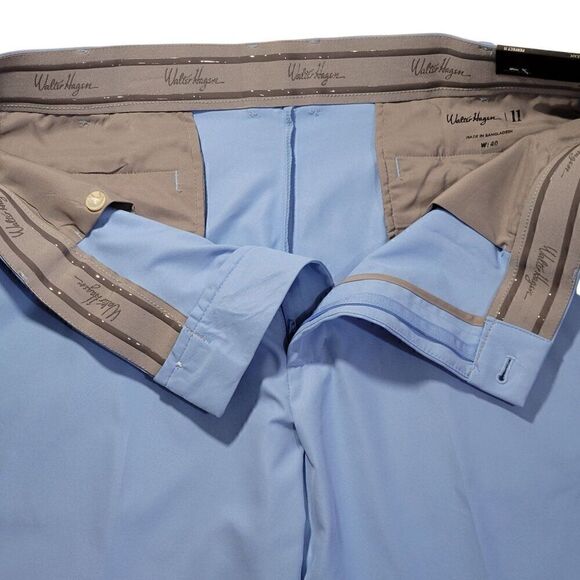 Walter Hagen Shorts Mens Size 40 Golf Gripper Stretch Waistband Blue Outdoor NEW - Picture 3 of 12